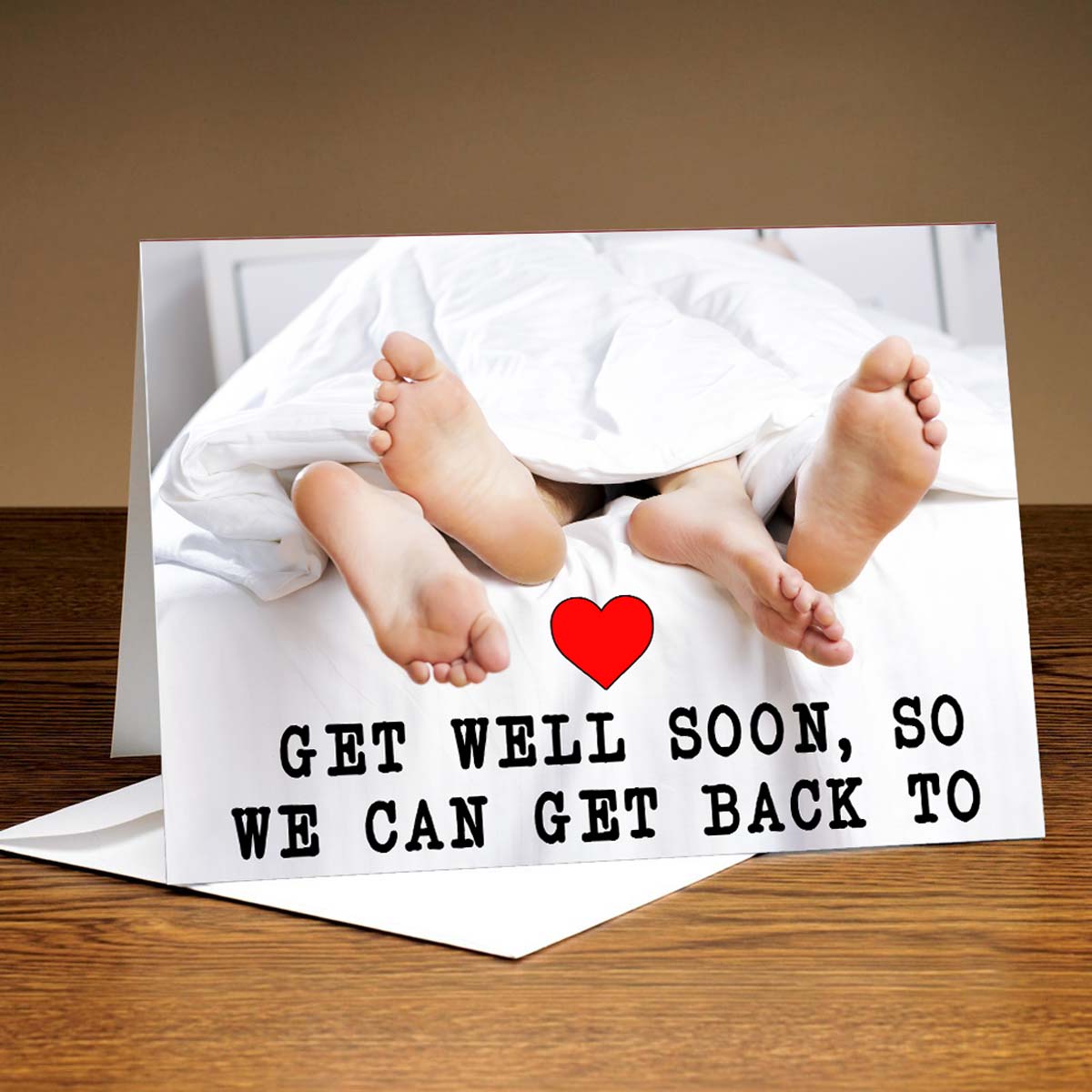 Personalized Get Well Soon Card