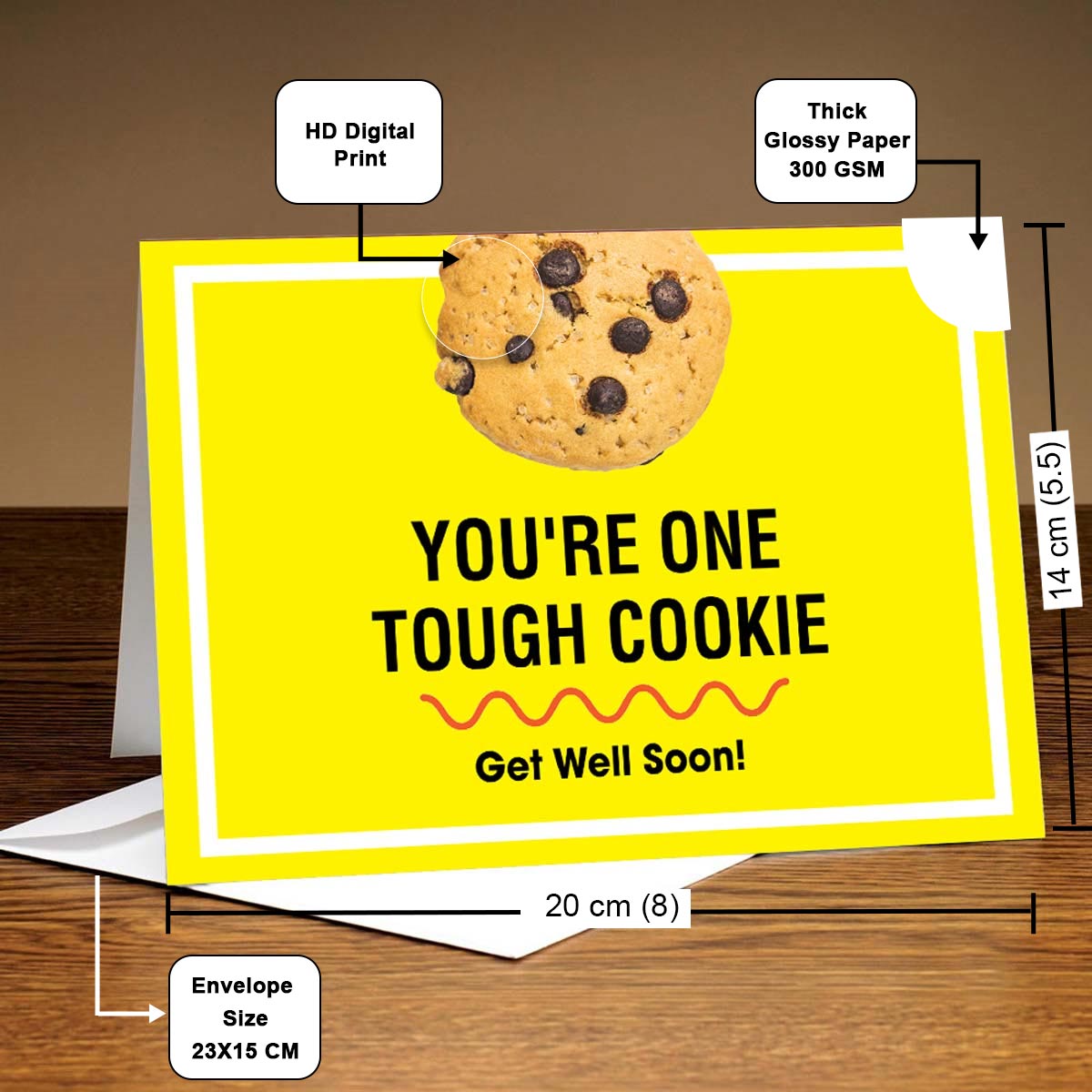 Personalized You are one Tough Cookie Card