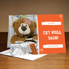 Get Well Soon Customized Card