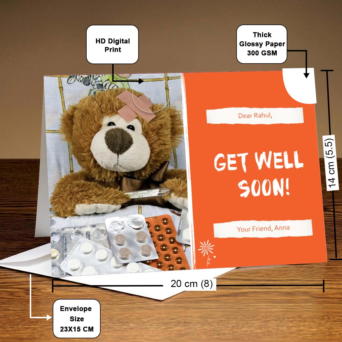 Get Well Soon Customized Card-4