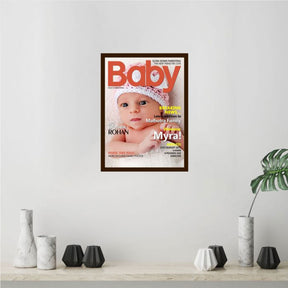 Breaking Baby News - Personalised Magazine Cover