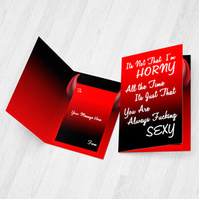Always Sexy Personalised Greeting Card