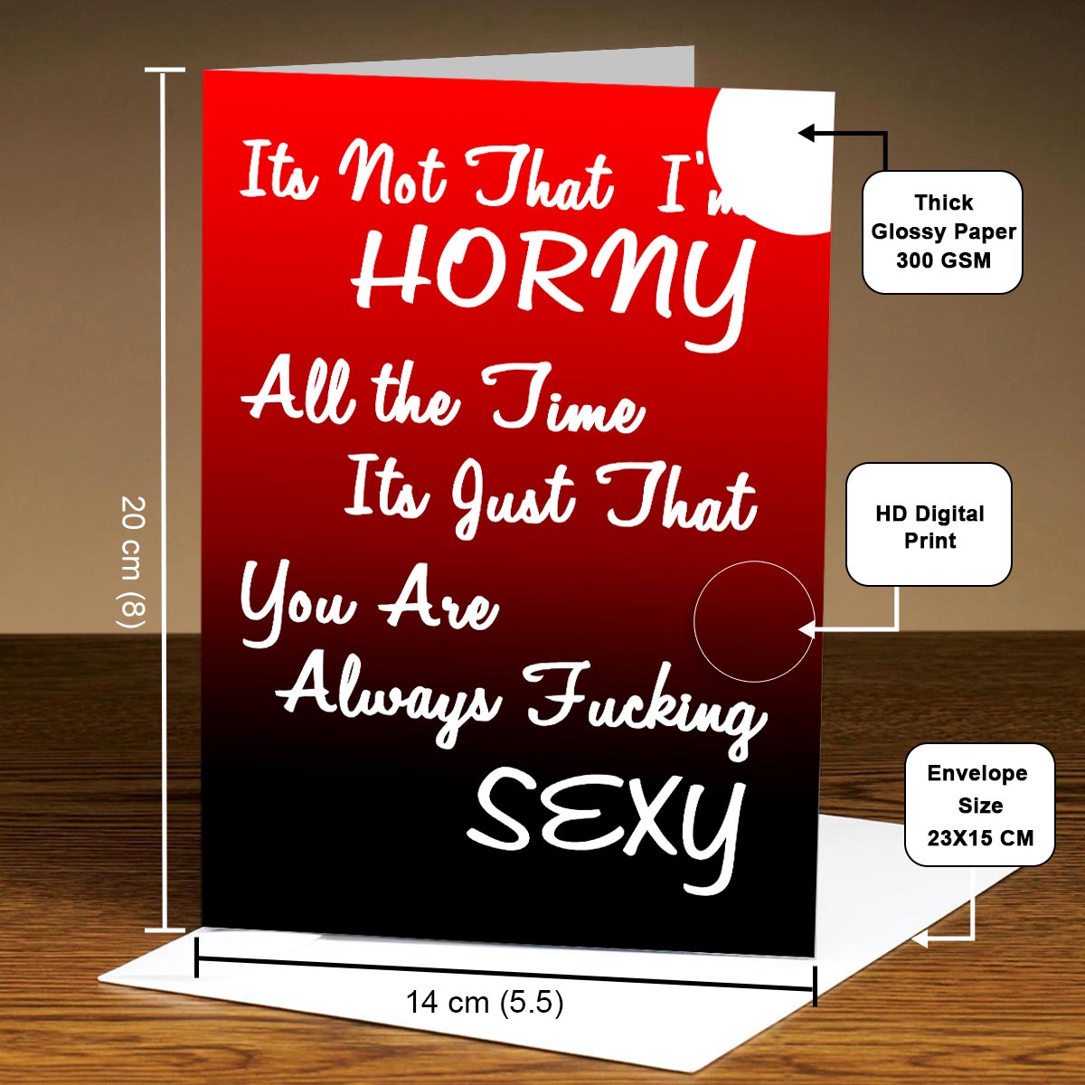 Always Sexy Personalised Greeting Card-5