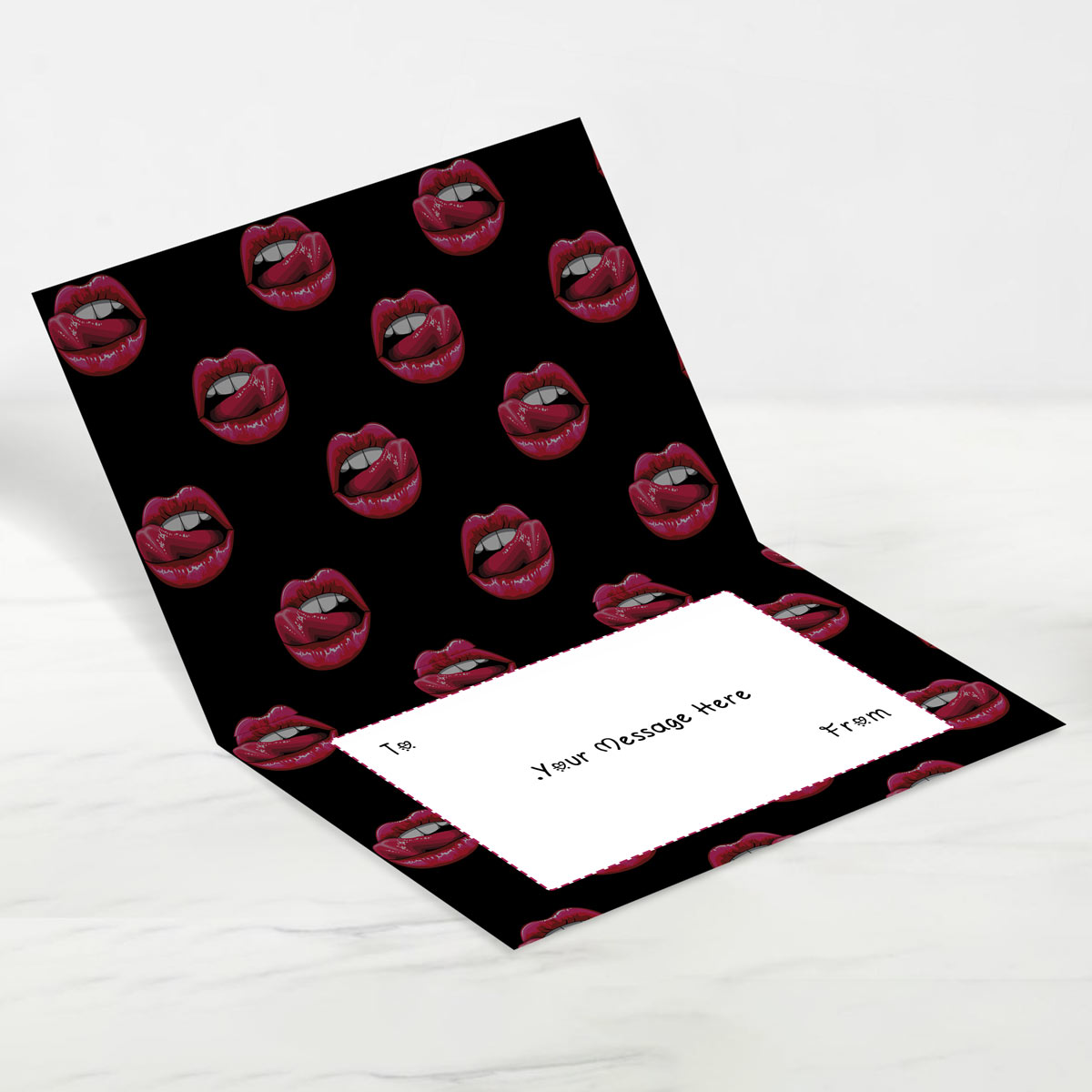 Licked It Personalised Greeting Card