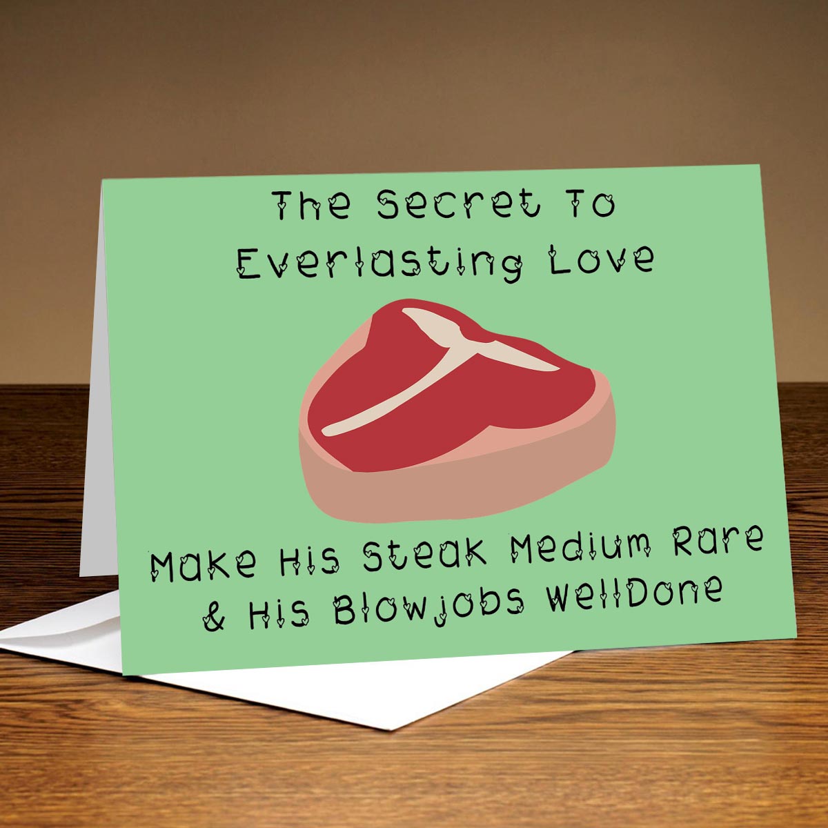 Secret To Love Personalised Greeting Card