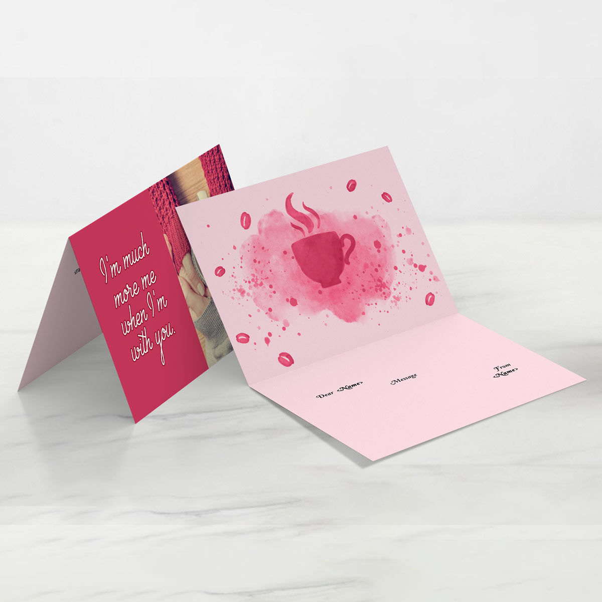Personalised I'm With You Greeting Card