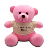 Personalised 10 Inch Pink Teddy Bear Gift for Valentine's Day