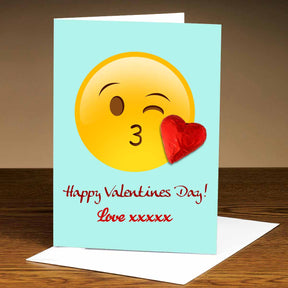 XOXO Personalised Emoji Edible Greeting Card