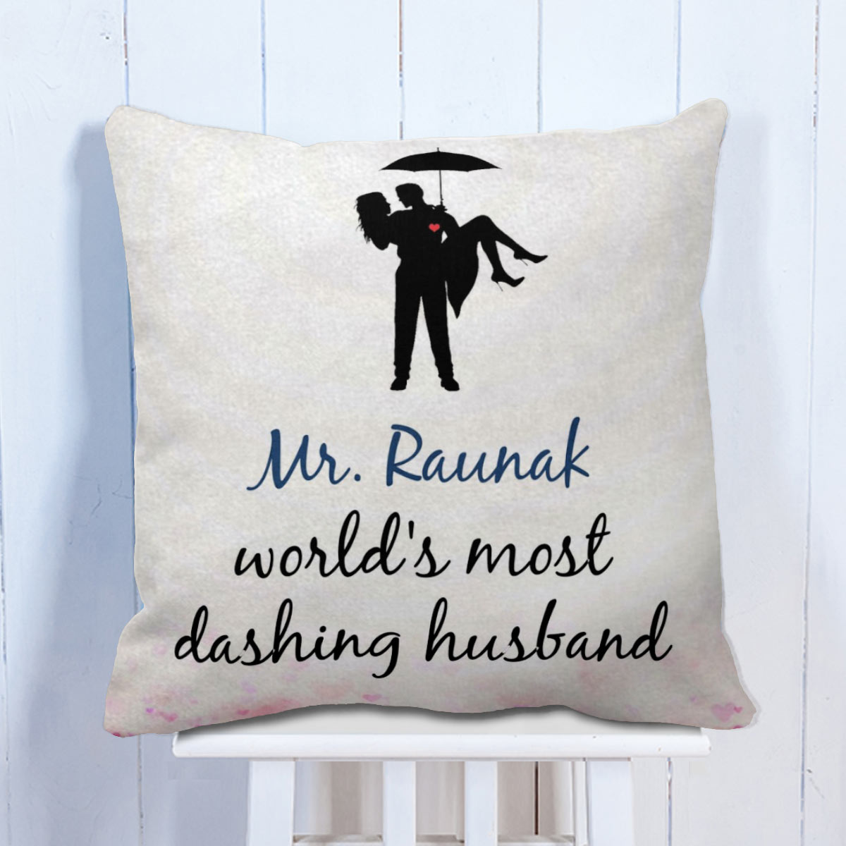 Most Dashing Husband Personalised Cushion