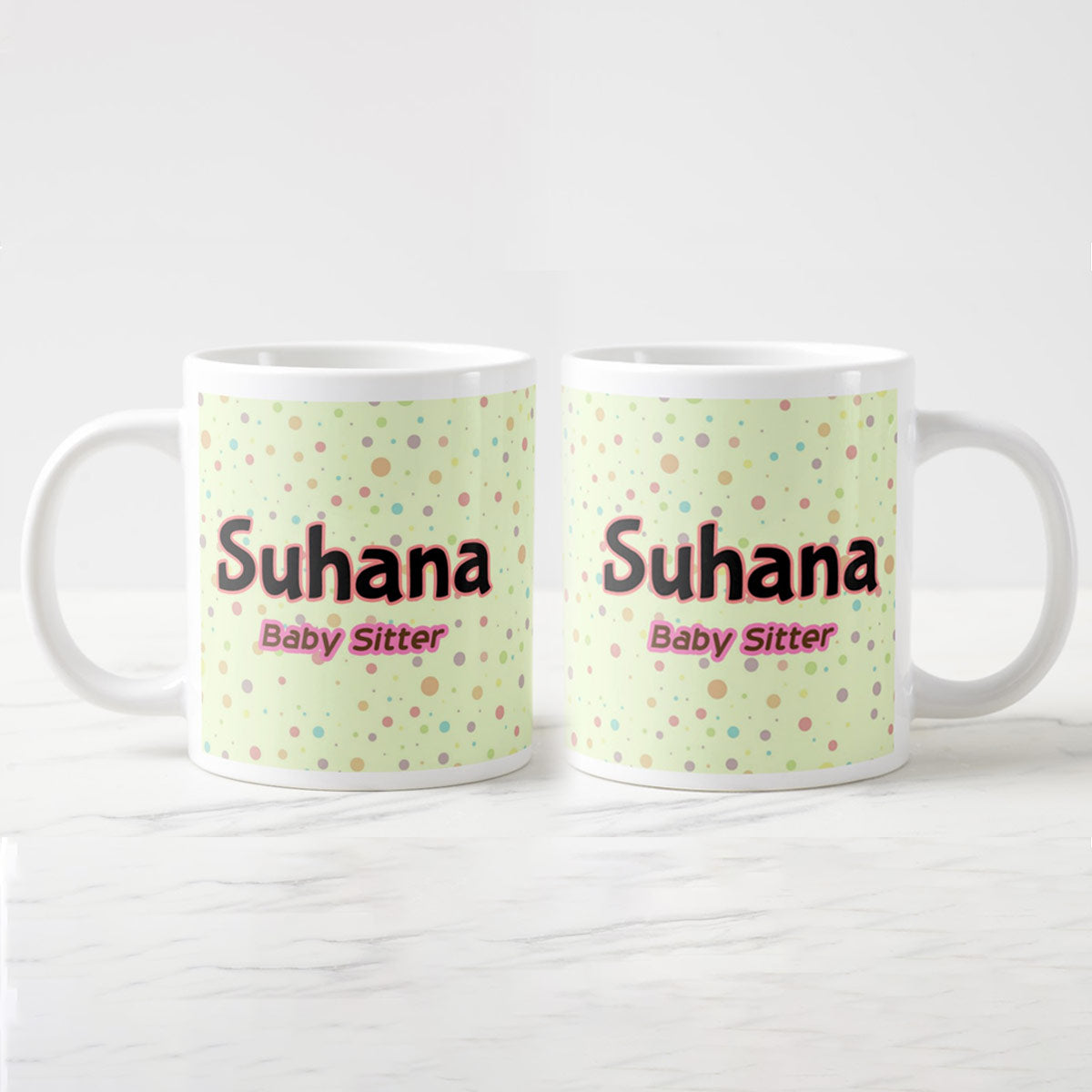 Personalised Baby Sitter Baby Shower Gift Mug