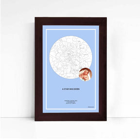 Personalized Sky Star Map For a Special Moment - Baby Boy