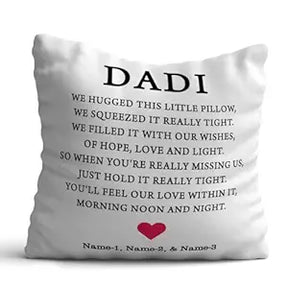 Customized Dadi We Hugged This Cushion Gift For Grandma