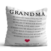 Customised Grandma We Hugged This Cushion Gift For Grandma