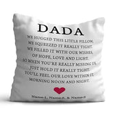 Customized Dada We Hugged This Cushion Gift For Grandpa