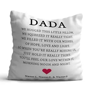Customized Dada We Hugged This Cushion Gift For Grandpa