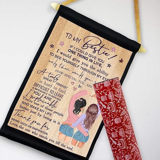 Friendship Day Scroll For Bestie