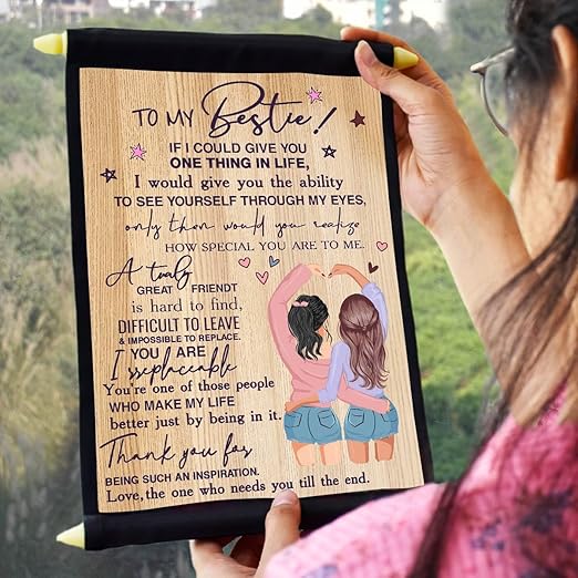 Friendship Day Scroll For Bestie