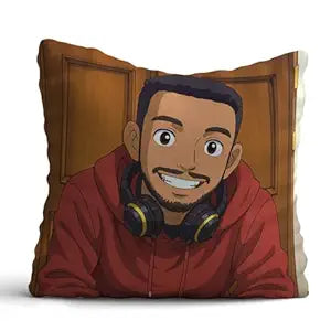 Personalized Anime Ghibli Image Cushion Gift for Men