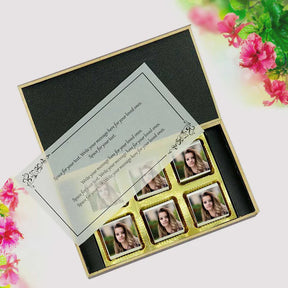 Yellow-Violet customised Rakhi Gift For Sister