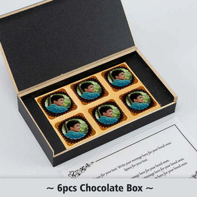 Wonderful Brother Personalised Rakhi Gift Peacock Feather Designed Box