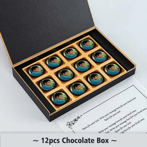Wonderful Brother Personalised Rakhi Gift Peacock Feather Designed Box