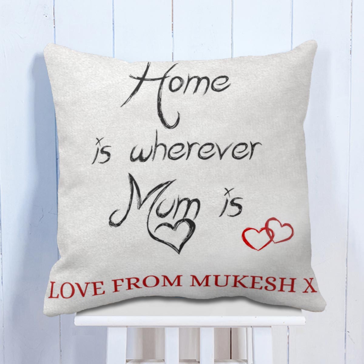 Personalised Home's Where Mum's Cushion