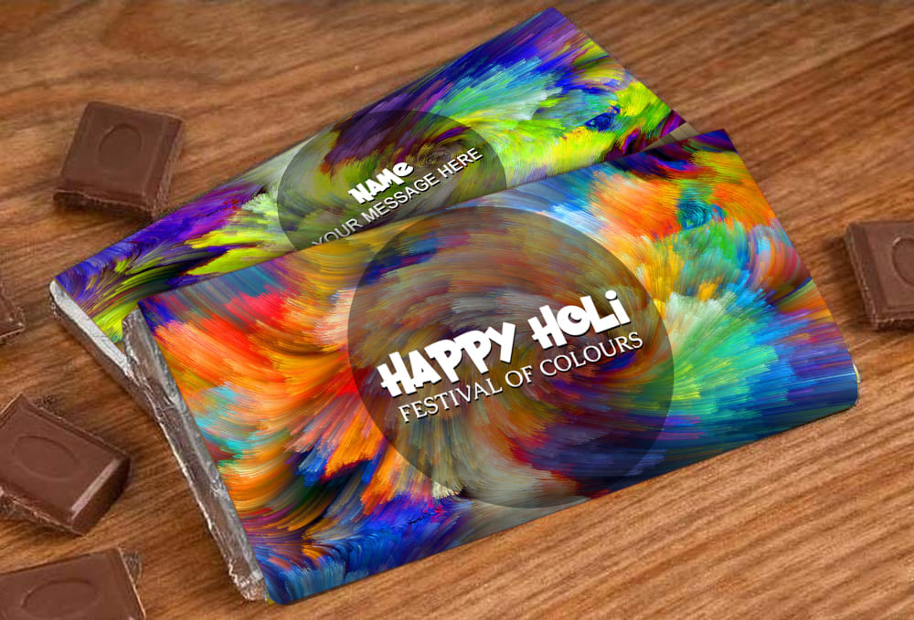 Colorful Tastes - Holi Choco Bar
