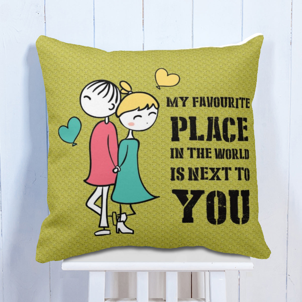 Favourite Place Love Cushion