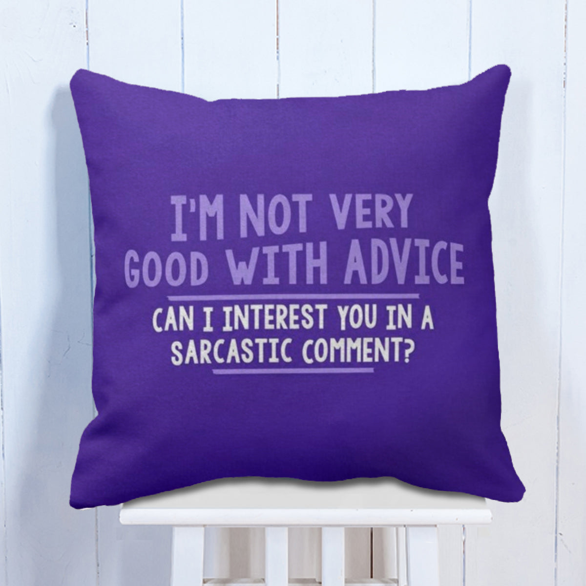 Sarcastic Comment Cushion