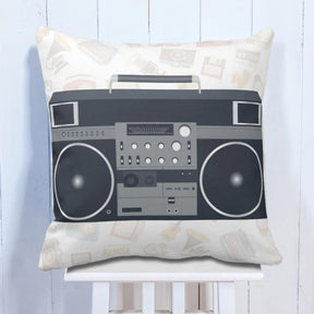 Retro Tape Recorder Cushion