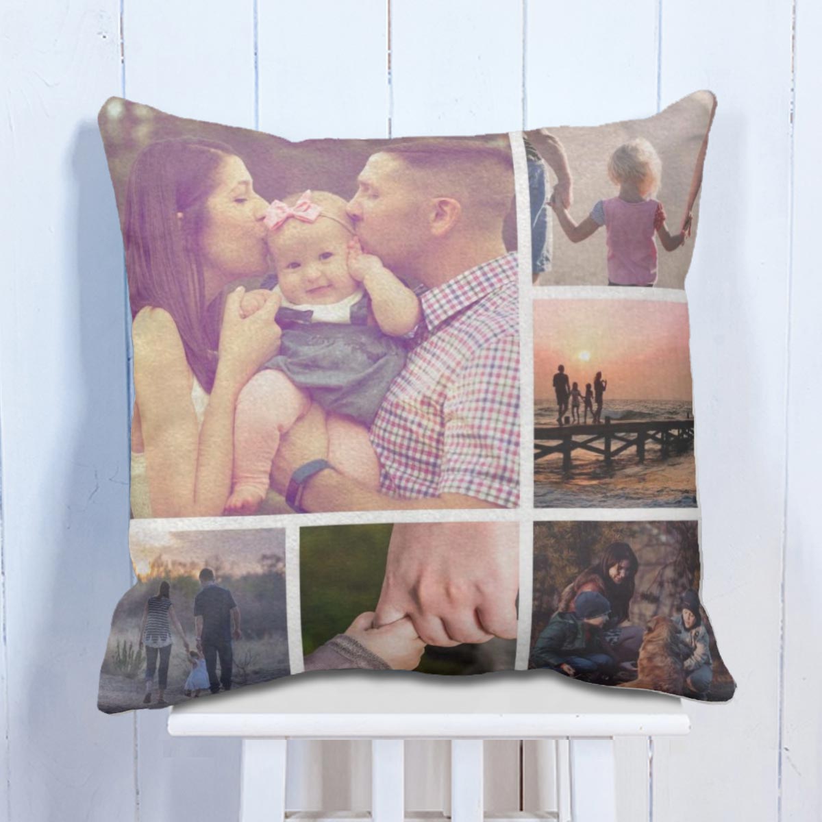 Personalised Special Moments 6 Photo Cushion