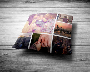 Personalised Special Moments 6 Photo Cushion