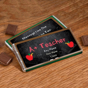 Personalised Chocolate Bar For A+ Teacher