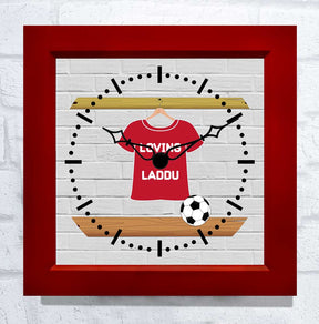 Personalised Football Love Wall Clock