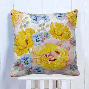 Yellow Floral Cushion