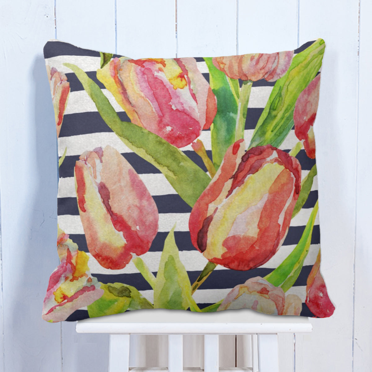 Red Tulips  Cushion