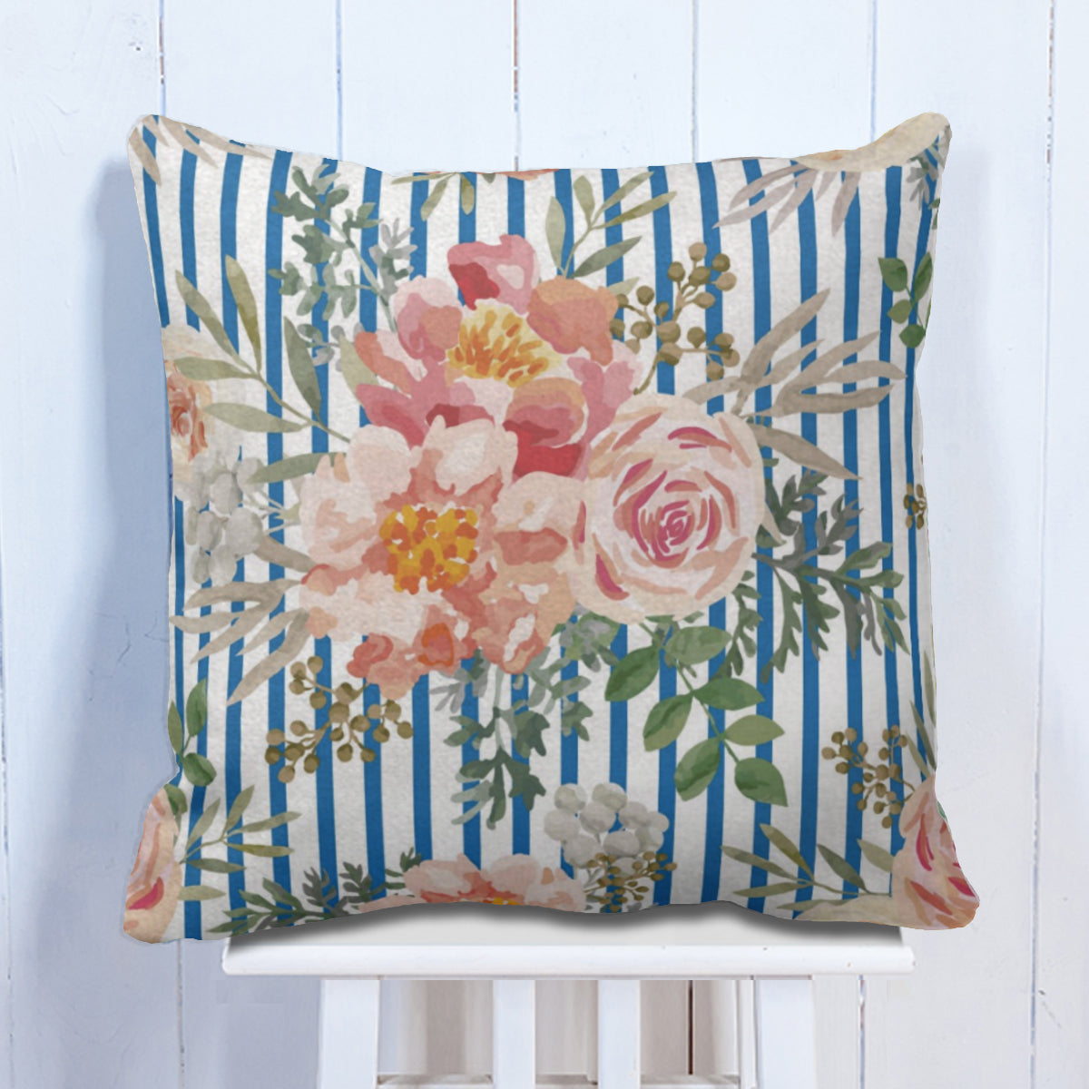 Green Rose Cushion