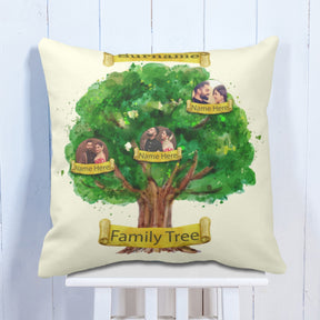 Family Tree Personalised Cushion