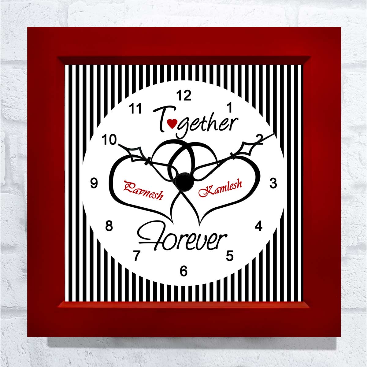 Personalised Forever Clock