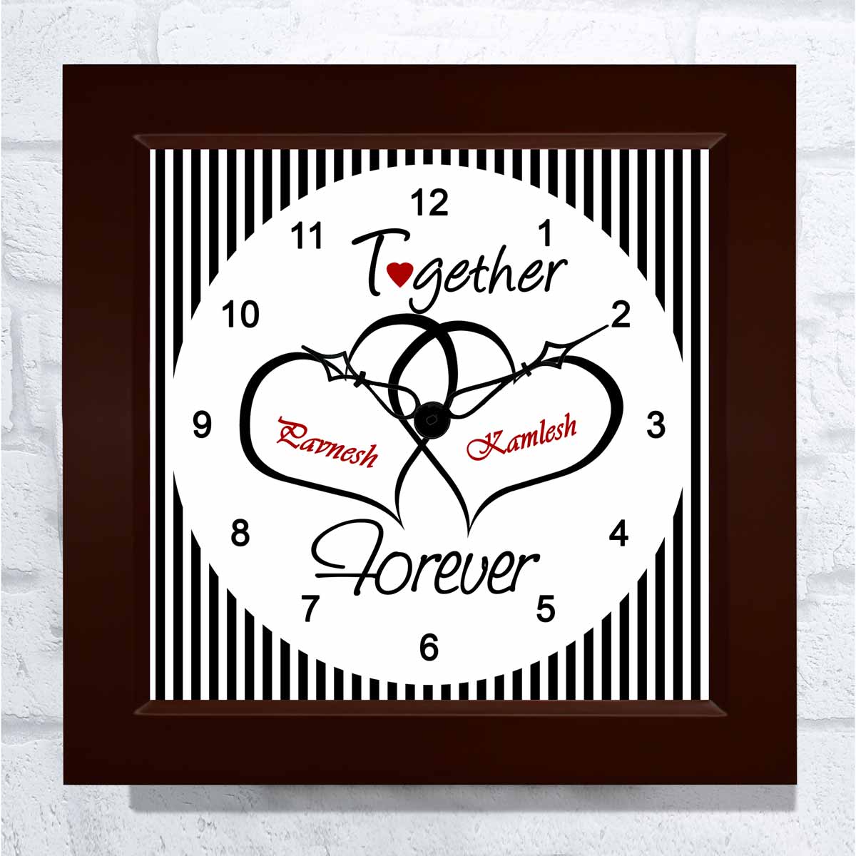 Personalised Forever Clock
