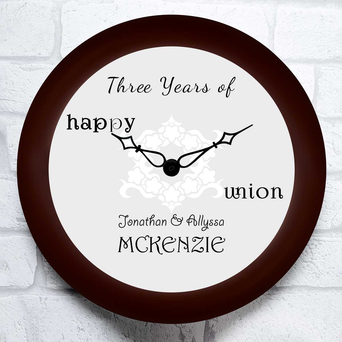 Personalised Union Wall Clock