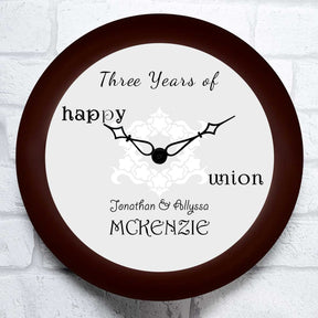Personalised Union Wall Clock