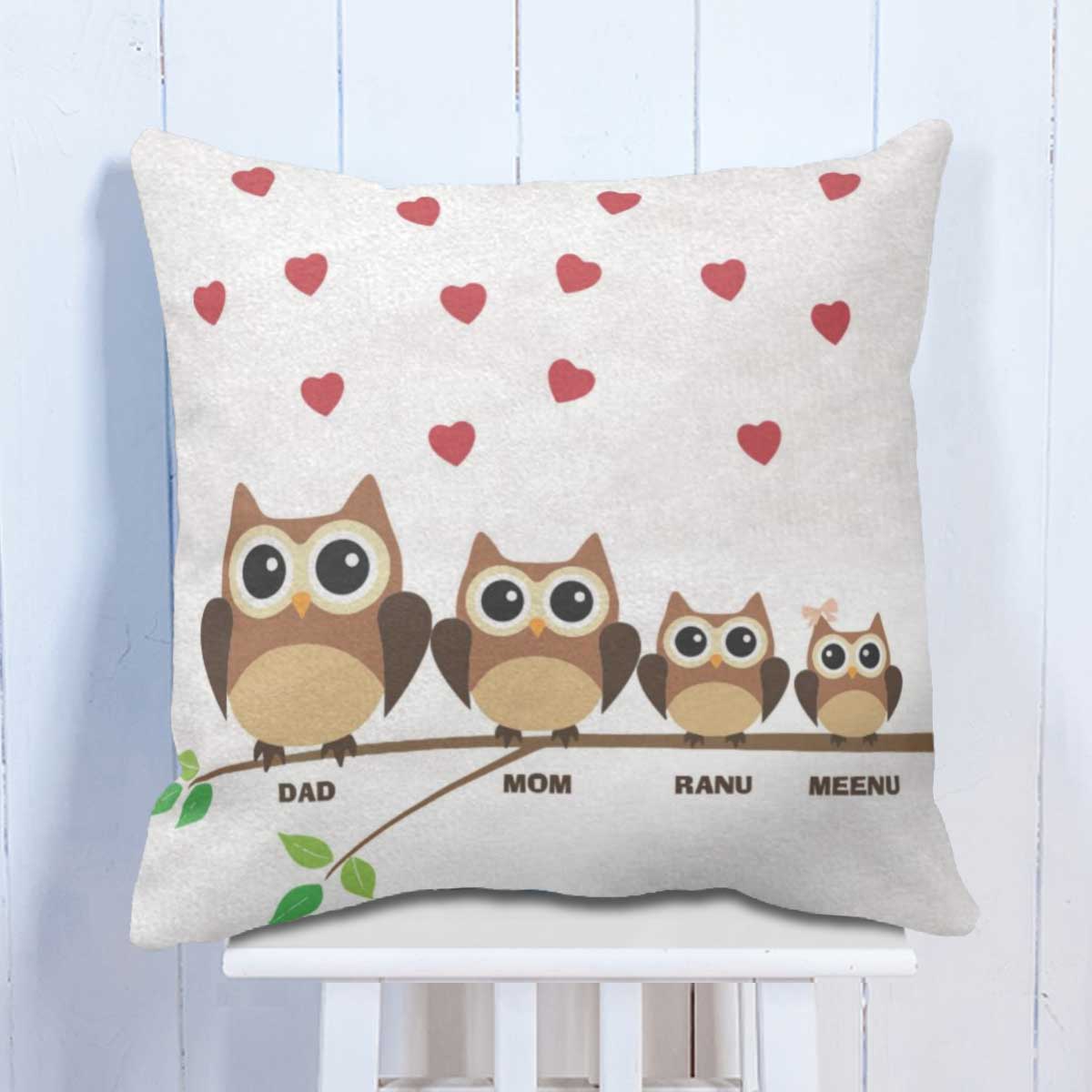 Personalised Family Is Forever Cushion