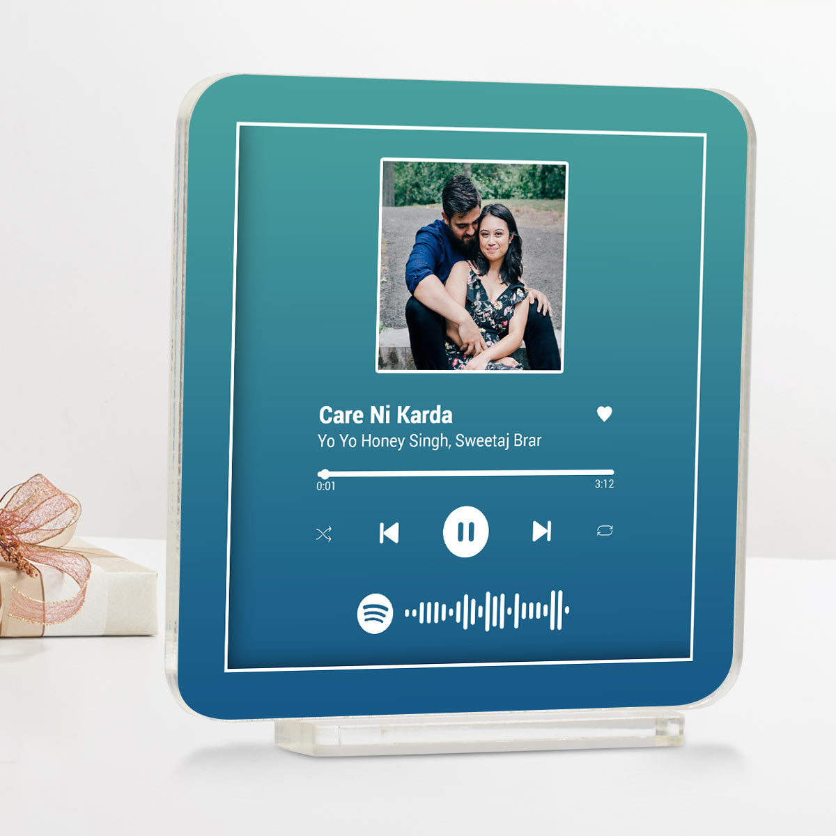 Personalised Spotify Love Song Plaque
