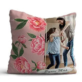 Personalized Pyari Maa Photo Cushion Gift for Mother's Day