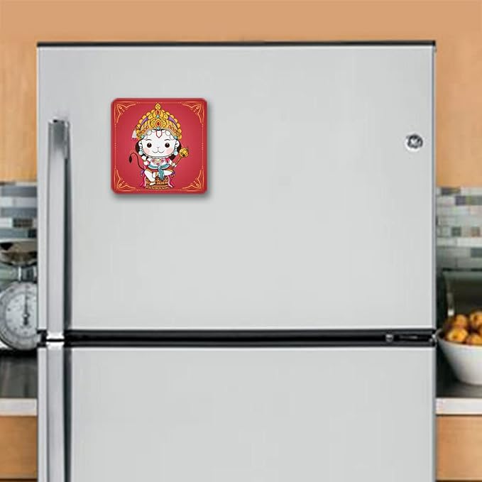 Lord Hanuman Fridge Magnet