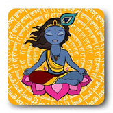 Lord Krishna Meditating Fridge Magnet