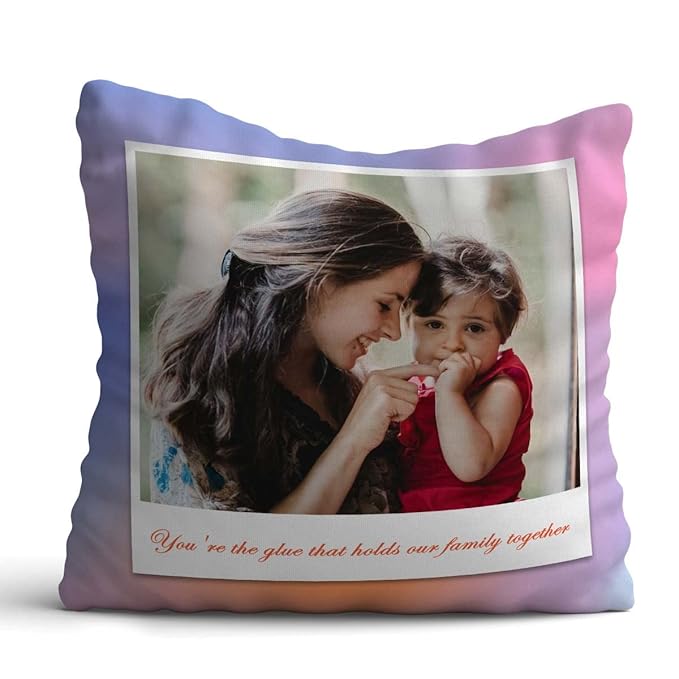 Customized Hold Family Together Photo Cushion Gift for Mom