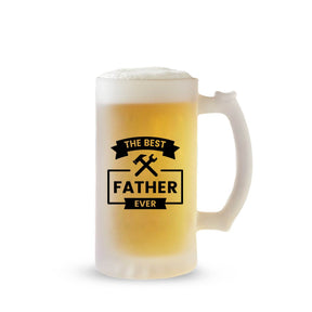 The Best Father Ever Transparent Style Beer Mug