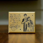 Rakshabandhan Engraved Wooden Frame Gift For Sister-1